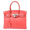 エルメスバーキンピンクハンドバッグ