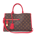 ルイヴィトンポパンクールPM2wayハンドバッグレッド