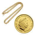 金のエリザベスコインと喜平ネックレスK24