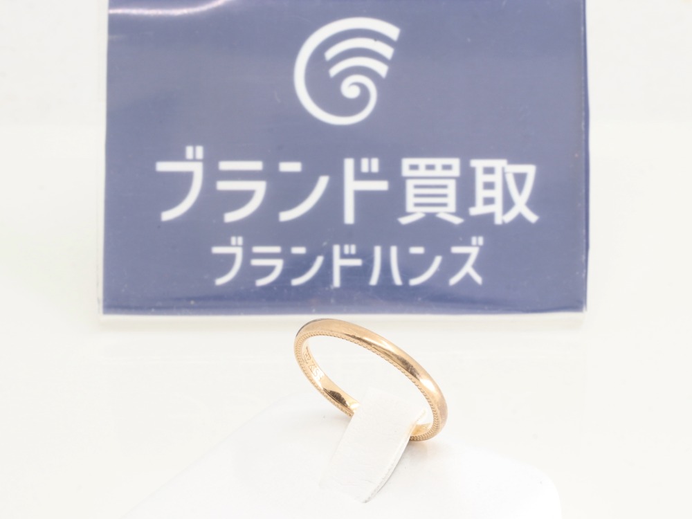 難波店でK18デザインリング3.3gを5万7千円で買取しました