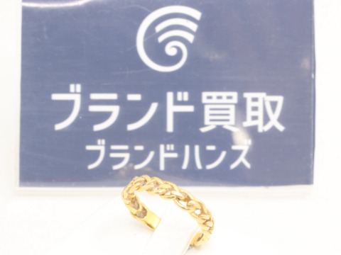 K18(18金)の網目状リング1.8g