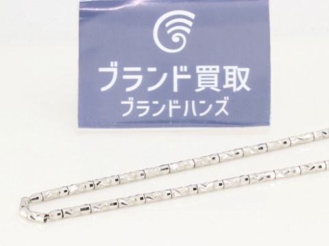 K18WGネックレス