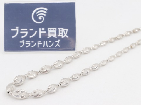 K18WGネックレス