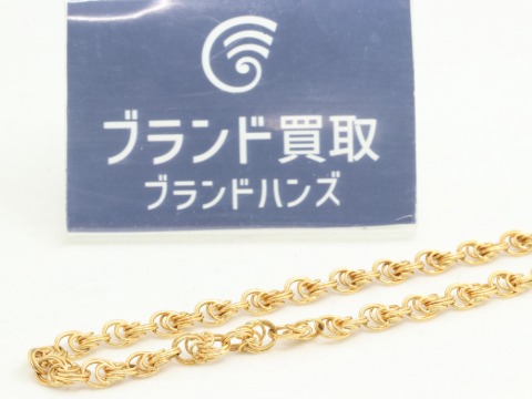 K18YGネックレス