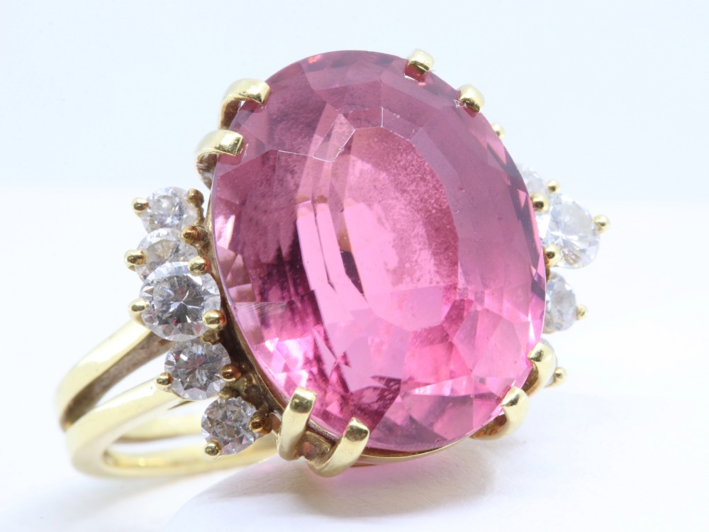 K18のトルマリンリングアップ