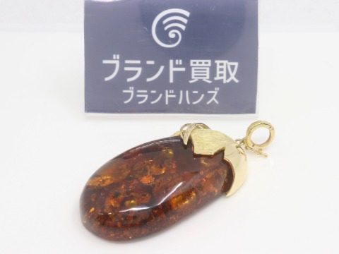 K18琥珀トップ
