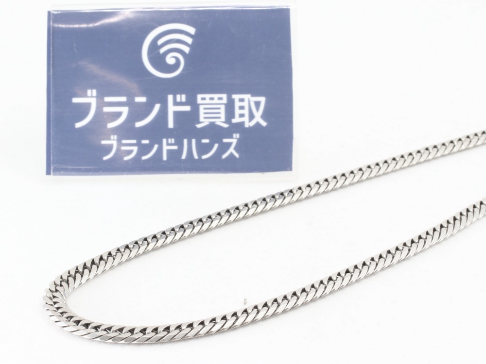 Pt850(プラチナ)の喜平ネックレス全体