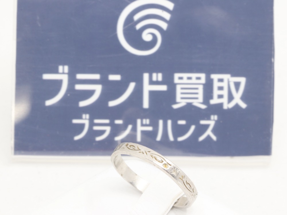 西宮市でPt900(プラチナ)リングを11,000円で買取しました