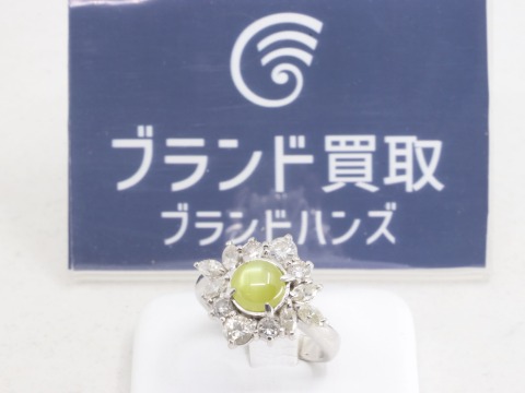 Pt900(プラチナ900)のクリソベリルリング