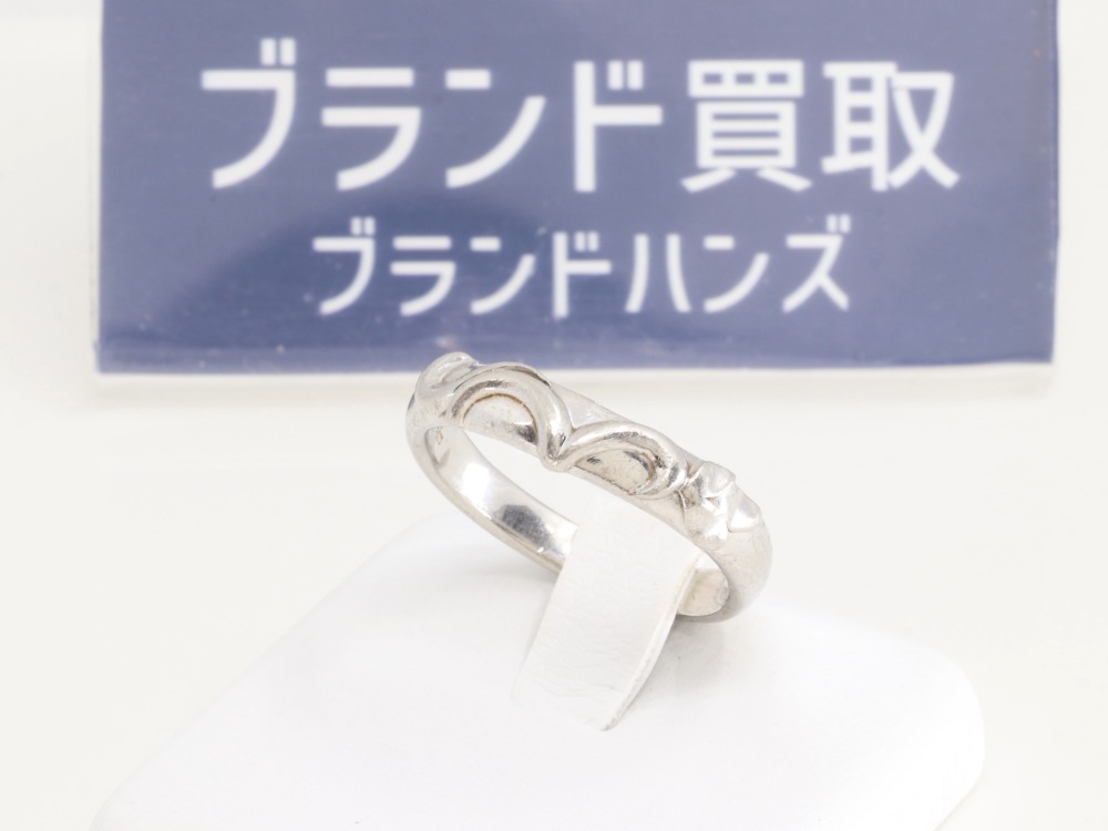 Pt900(プラチナ900)のリング全体