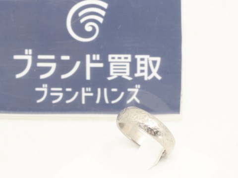 Pt900花柄リング