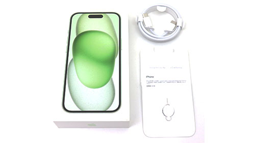 iPhoneの付属品のケーブルや箱や保証書