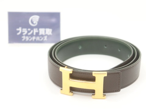 エルメスHバックルベルト〇X刻印