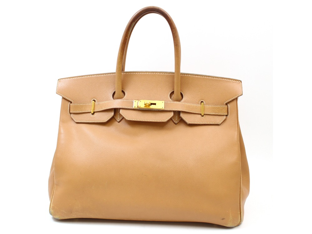 エルメスのバーキン35正面
