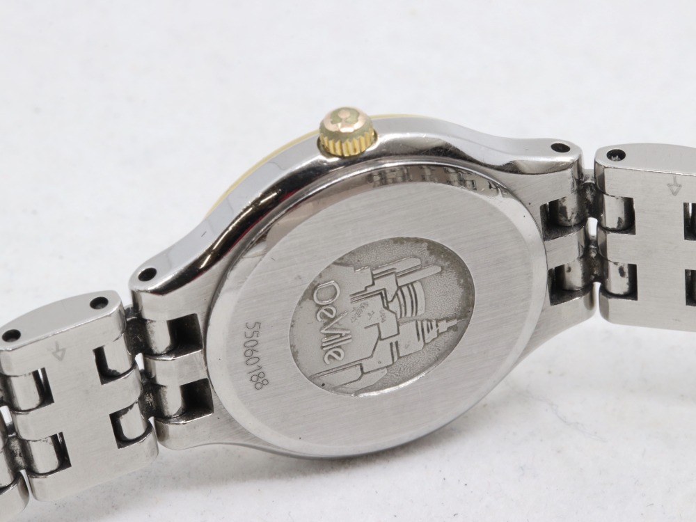 オメガのレディース腕時計デビル裏面