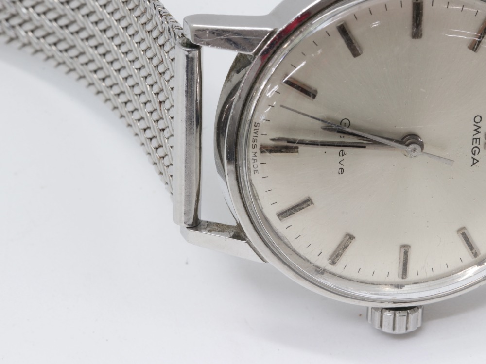 オメガシーマスター手巻き時計傷