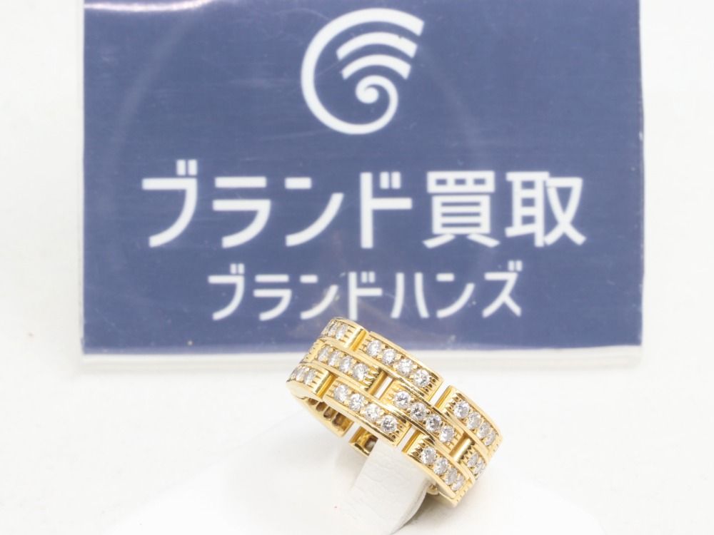 カルティエのマイヨンパンテールダイヤリング全体