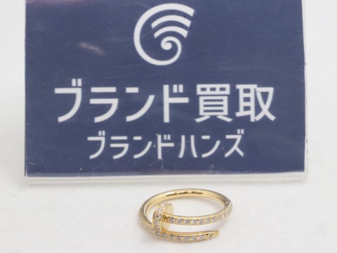 カルティエジュストアンクルダイヤリング