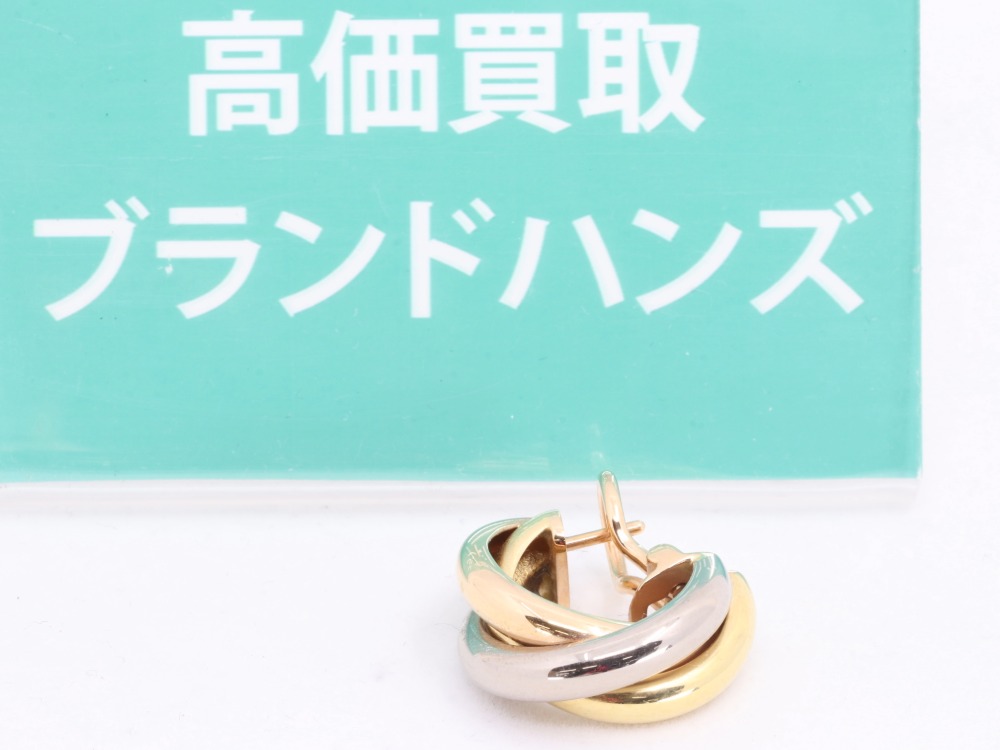 カルティエトリニティイヤリング全体
