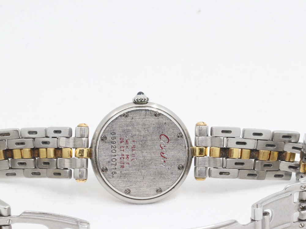 カルティエパンテールヴァンドームSM時計裏蓋