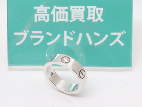 カルティエラブリングハーフダイヤK18