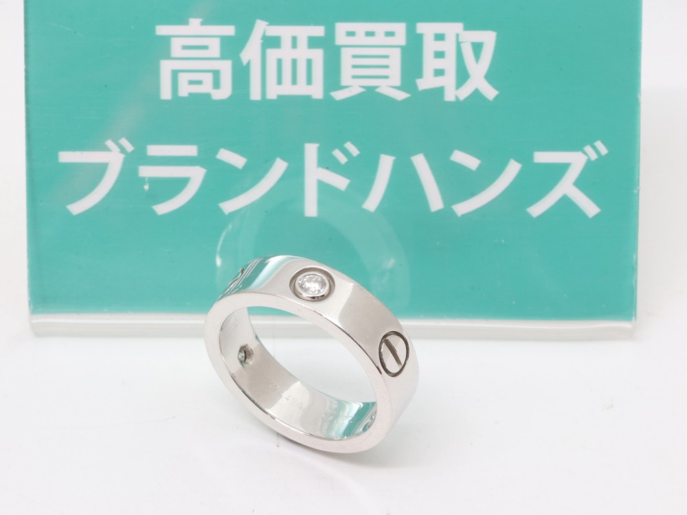 カルティエラブリングハーフダイヤK18正面