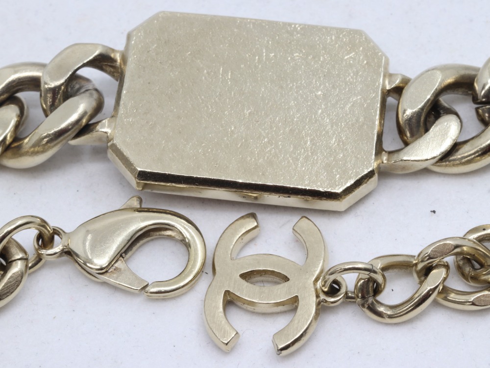 シャネル15Sチェーンブレスレット裏面