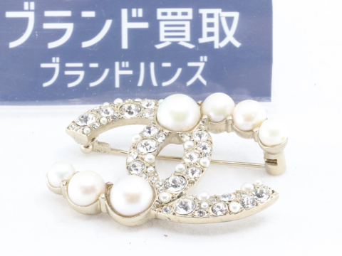 シャネルココマークブローチ