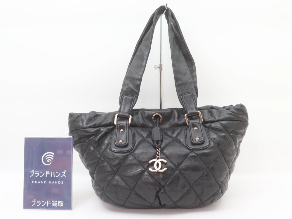 シャネルマトラッセトートバッグ正面