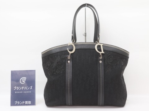 ディオールトロッターキャンバスハンドバッグ