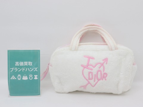 ディオールコットンハンドバッグ