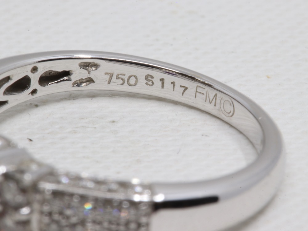 バイオレットサファイアダイヤリング