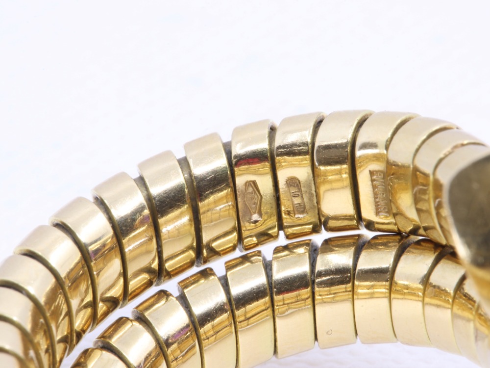 ブルガリのトゥボガスアメジストリング刻印