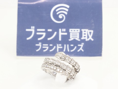 ブルガリセルペンティヴァイパーダイヤリングK18WG