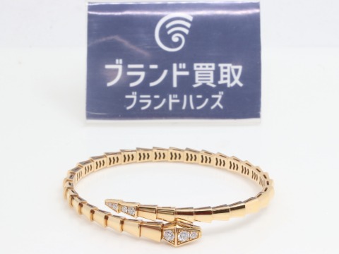 ブルガリセルペンティヴァイパーブレスレットK18PG