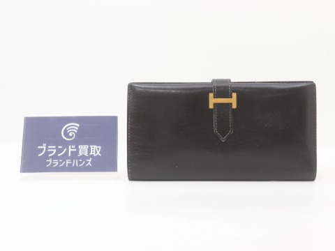 エルメスベアンボックスカーフ長財布