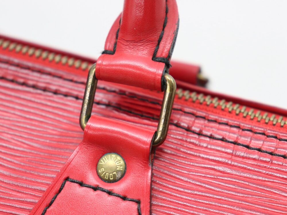 ルイヴィトンのエピスピーディ35付け根部分