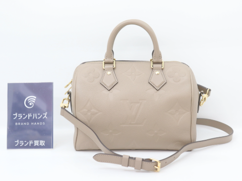 ルイヴィトンのモノグラムアンプラントスピーディバンドリエール25