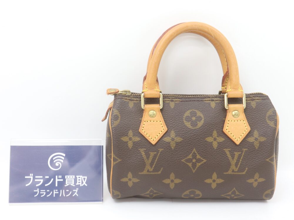 ルイヴィトンのモノグラムミニスピーディ正面