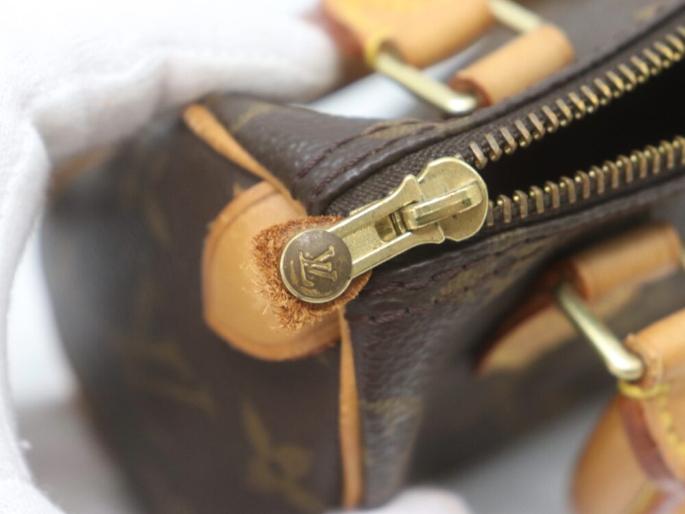 ルイヴィトンのモノグラムミニスピーディ金具