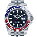 ロレックスのGMTマスターⅡの時計青赤