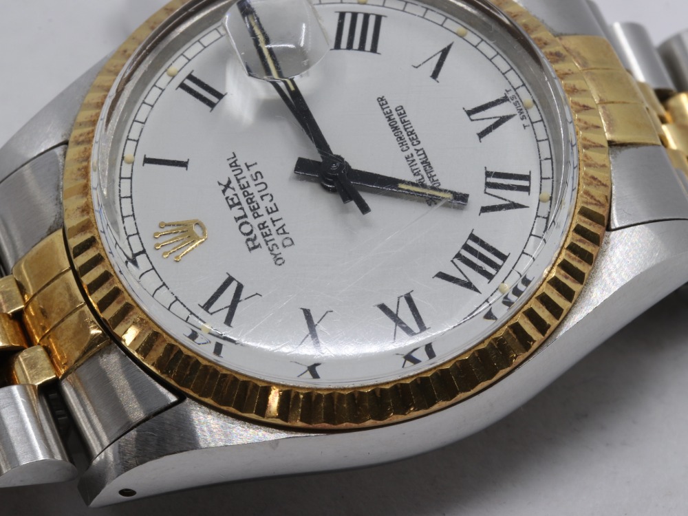 ロレックスのデイトジャスト16013時計傷