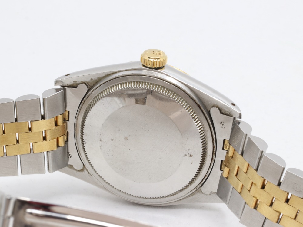 ロレックスのデイトジャスト16013時計裏蓋