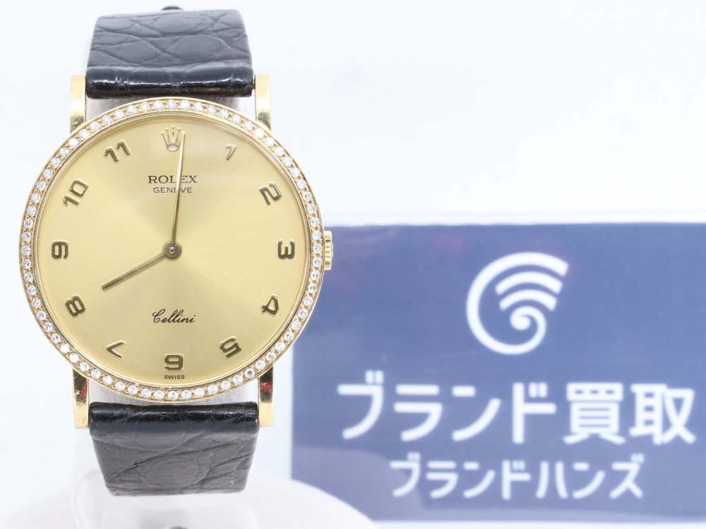 ロレックスチェリーニ5114手巻き時計正面