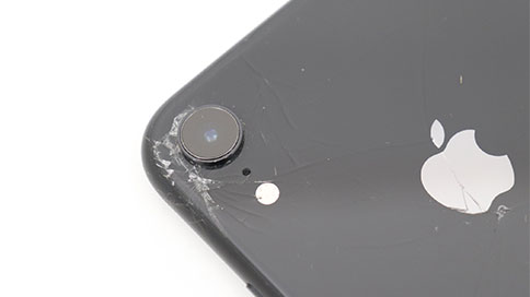 傷があるiPhone