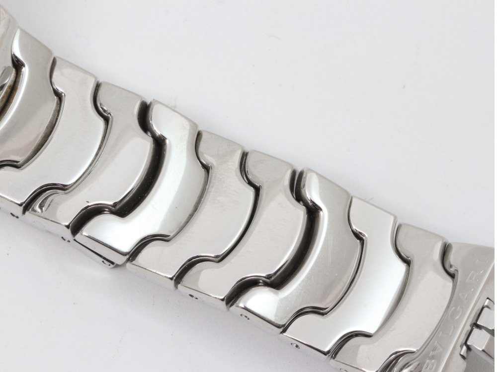 傷のあるブルガリのソロテンポST35Sブレス