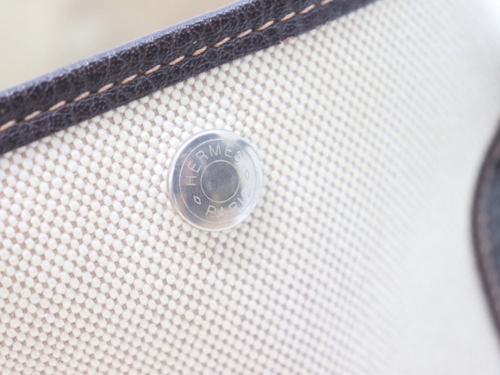 変色有りエルメスのガーデンパーティ金具