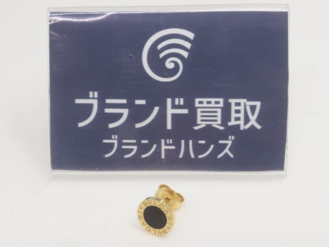 ブルガリブルガリブルガリオニキスピアスK18YG