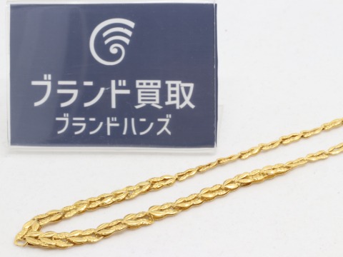 破損のあるK24（純金）ネックレス