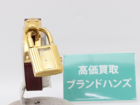 破損のあるエルメスケリーウォッチ
